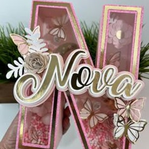 NÚMEROS DE LETRAS 3D