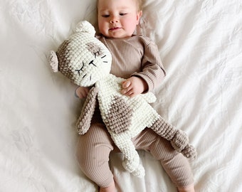 Très grande peluche, peluche géante pour chaton, cadeau de baby shower, jouet pour chaton au crochet, nouveau cadeau de naissance, chaton câlin doux, jouet xxl