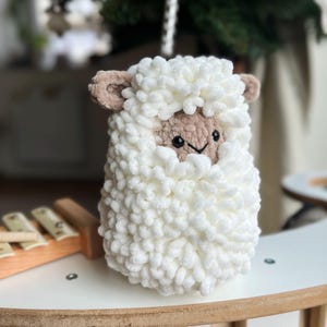 Unisex baby toy, Lamb baby toy, Lamb toy, Baby lamb, Sheep toy, Crochet lamb, Lamb plushie, Stuffed sheep toy
