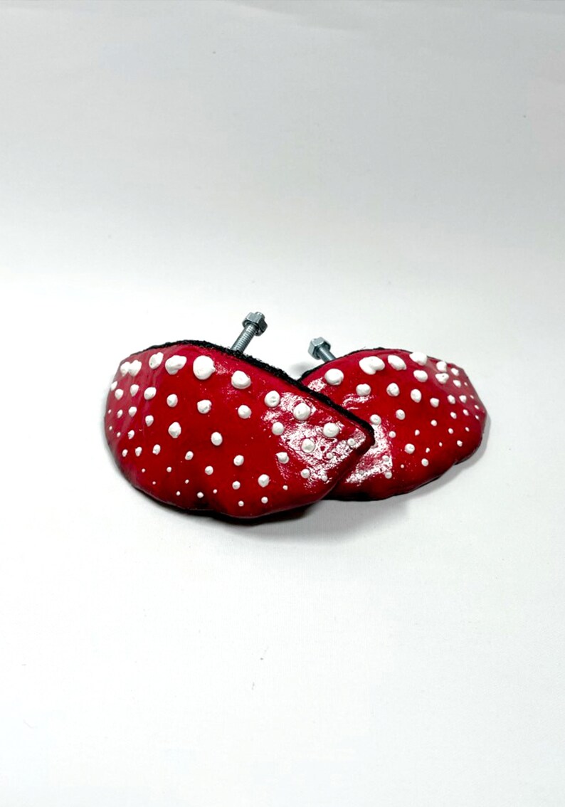 Handmade Mushroom Drawer Handles Set of 2 Etsy