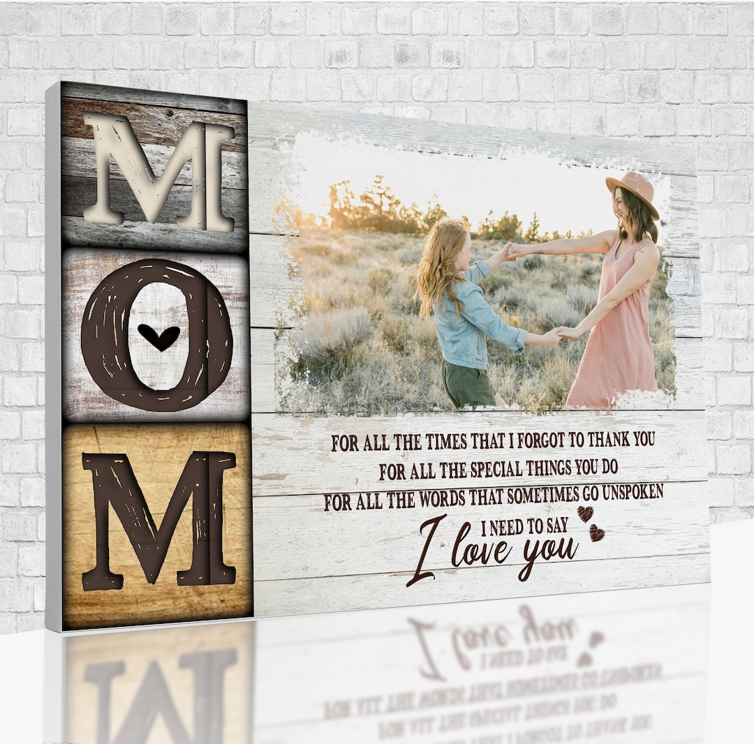 Personalized Canvas Pictures, Mom Gifts, Wall Art Decor, Wall Decor
