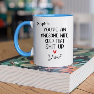 Wife Gifts From Husband, Valentines Gifts For Her, Gift For Women, Wife Mug, Wife Birthday Gift, Wife Gifts From Husband, Couples Gifts
