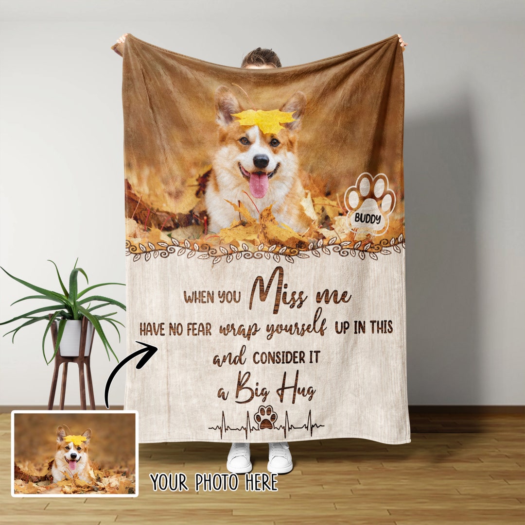 Dog Memorial Gifts, Custom Blanket, Dog Memorial Blanket, Dog