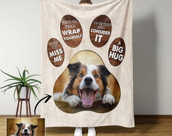 Dog Remembrance Gift, Dog Memorial Gifts, Dog Memorial Blanket, Custom Blanket, Throw Blanket, Pet Loss Sympathy Gift, Gifts For Loss Of Dog