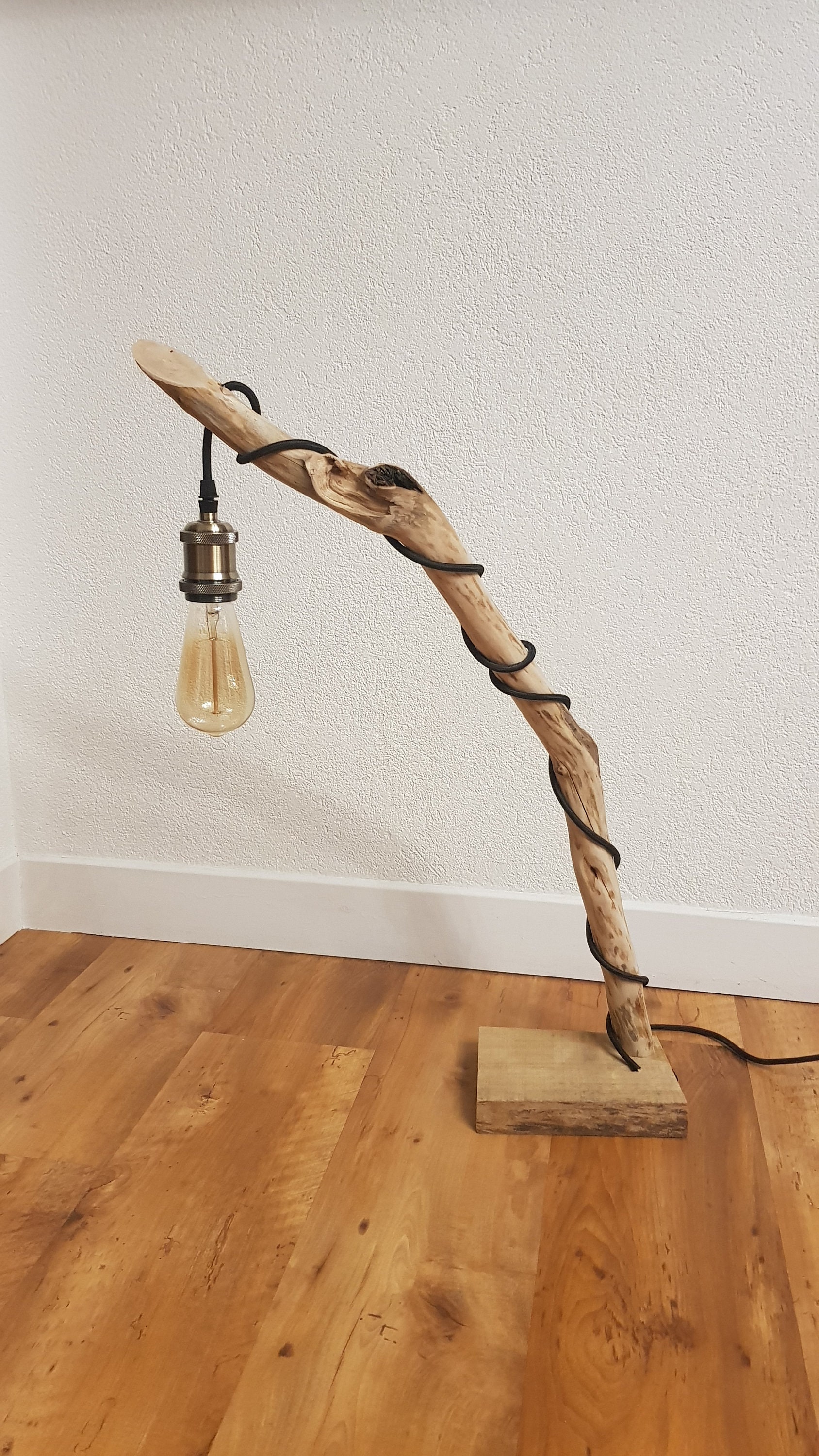 Lampadaire en bois naturel Etsy France — free download