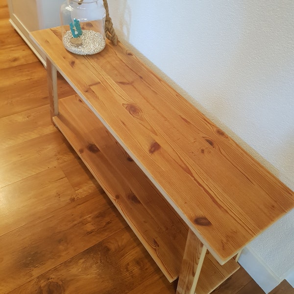 Banc en Bois à étage sur mesure pour l'intérieur