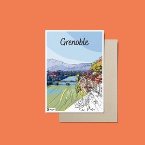 Carte postale Grenoble