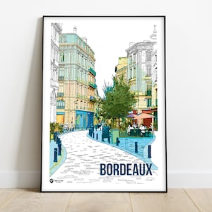 Cartel de Burdeos, Place Sainte Colombe, barrio de St Eloi