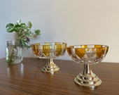 Vintage Crystal Bleikristall Compote Set