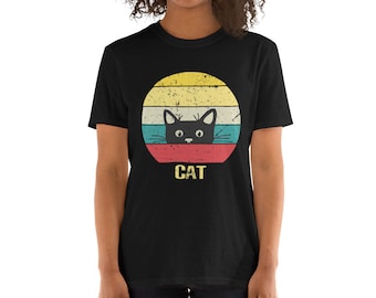 Black Cat Mama Cat Lady Tshirt