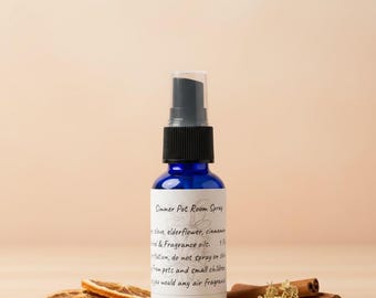 All-Natural Simmer Pot Room Spray | Orange • Lavender • Clove • Cinnamon • Elderflower | Cozy Home Scent | Handmade Herbal Home Spray