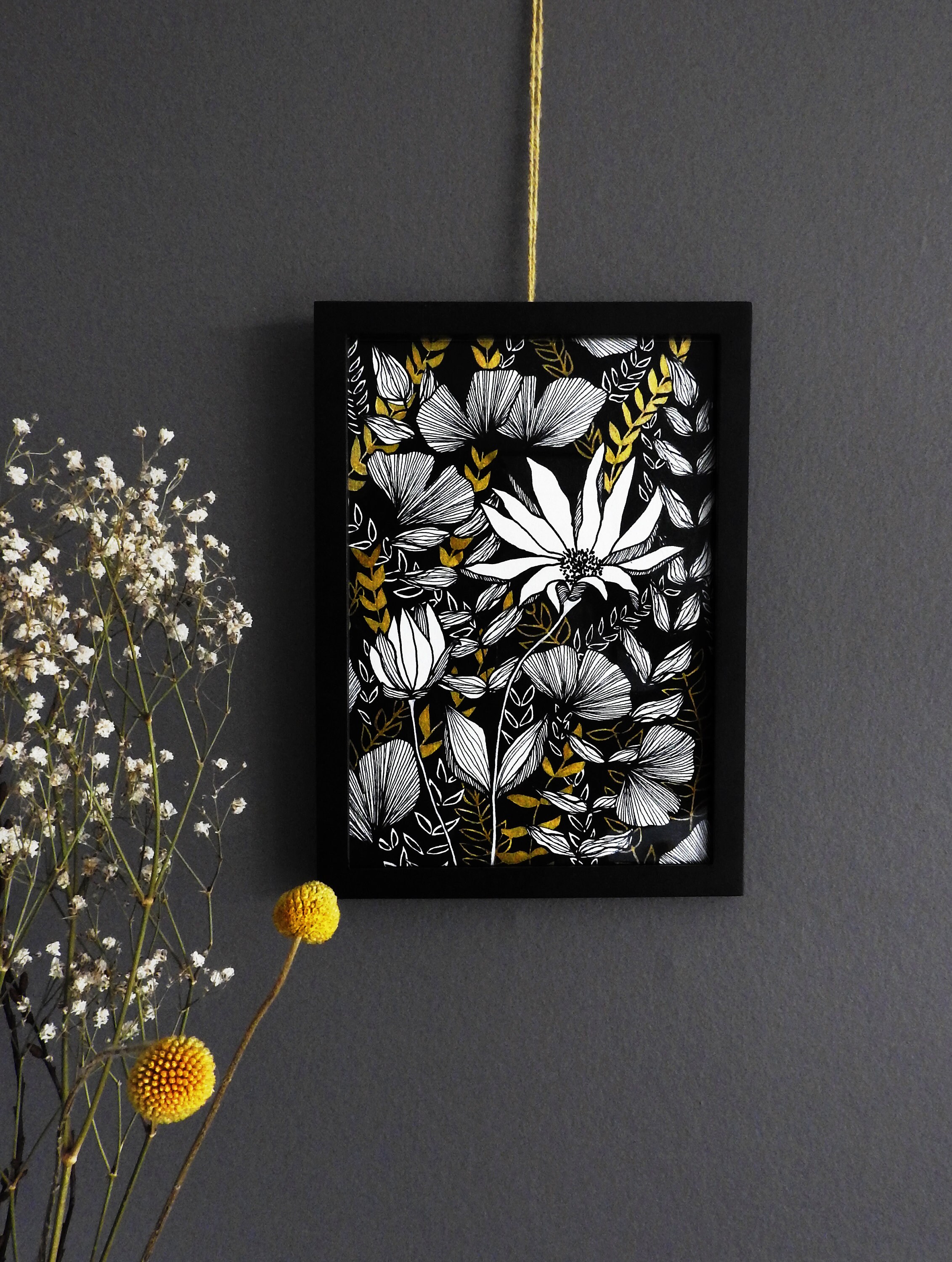 Illustration et Texte Lucioles d'or