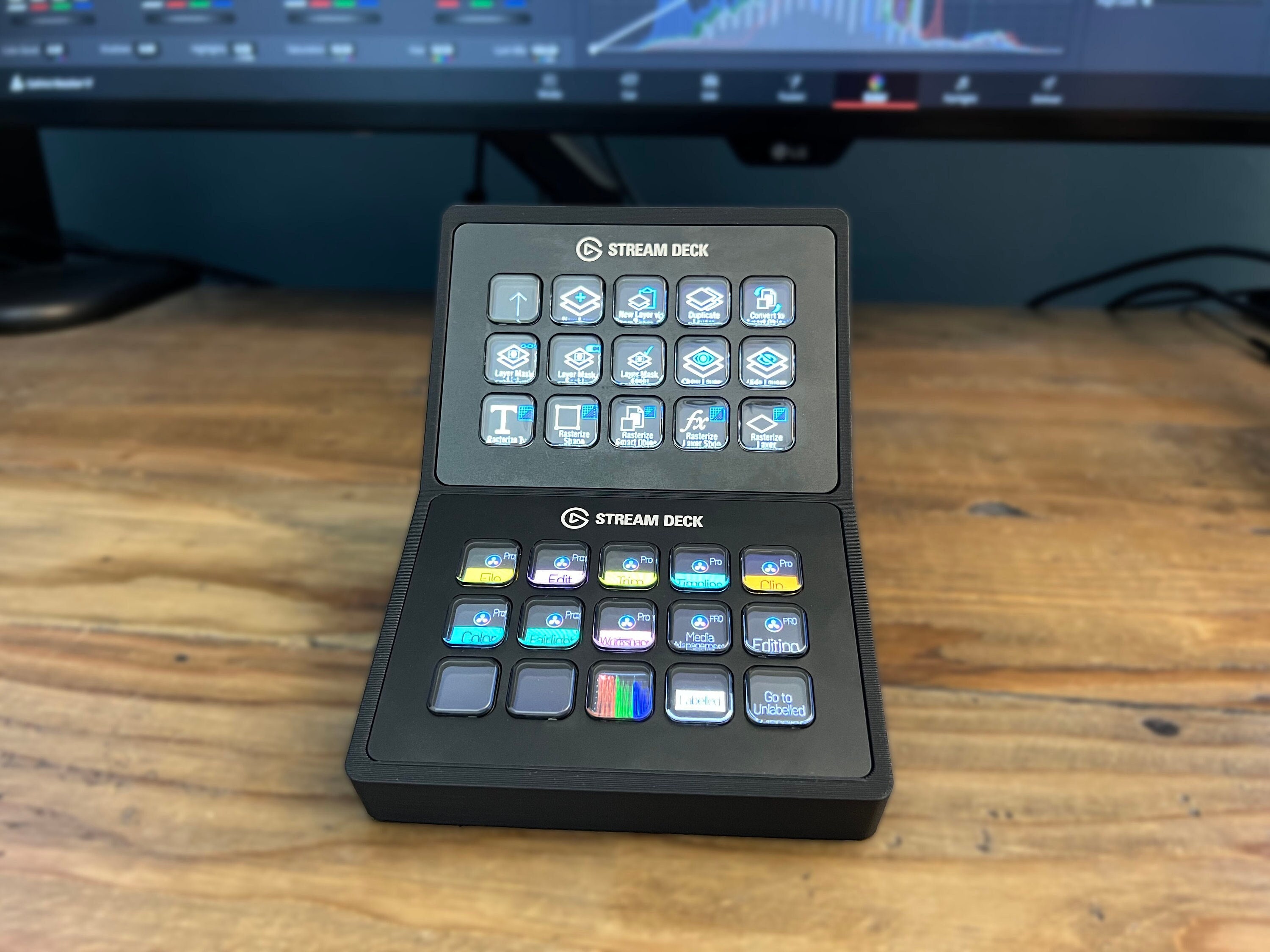 Dual 15 Key Stream Deck Vertical Stand - Etsy