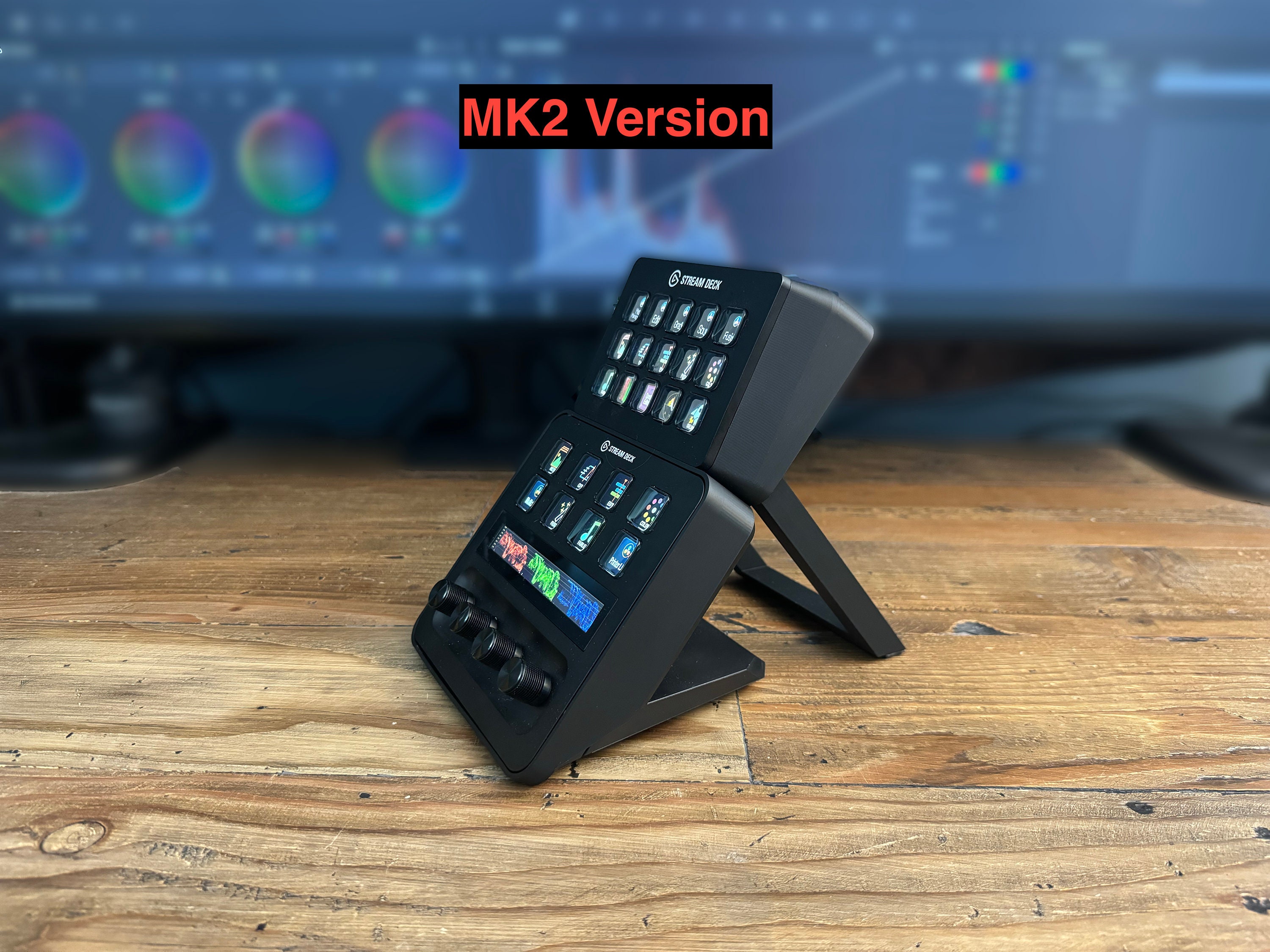 Stream Deck Plus and 15 Key Stream Deck Stand - Original and MK2