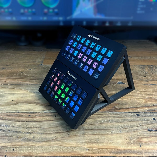 Flush Dual Stream Deck XL Stand - 3 Angles to choose from