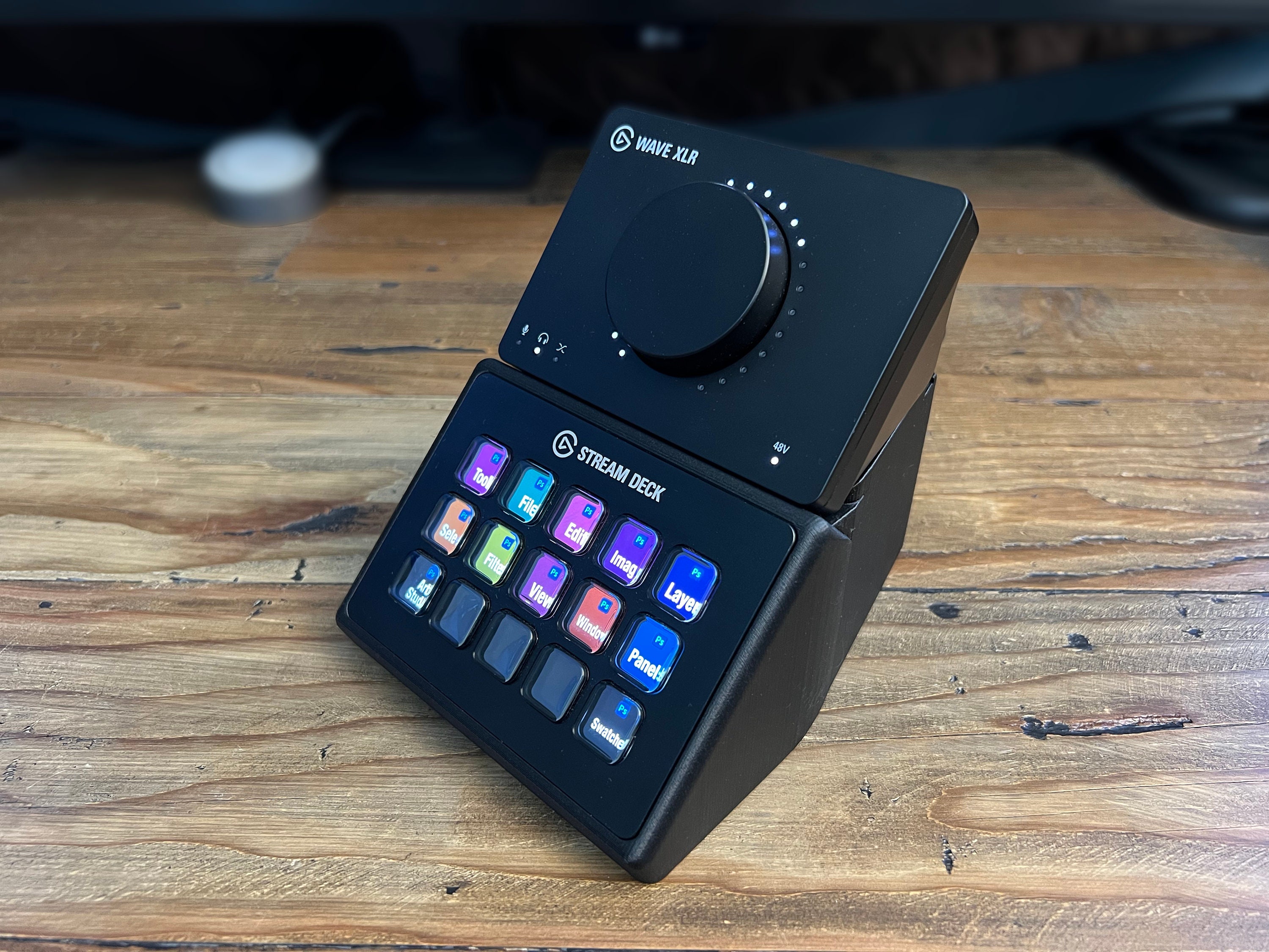 Original Stream Deck and Wave XLR Stand 