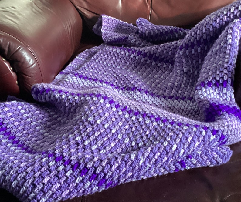 Purple Rain Blanket Etsy