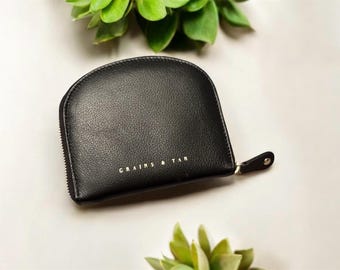 Full-Grain Leather Mini Wallet: RFID Protected Card Case
