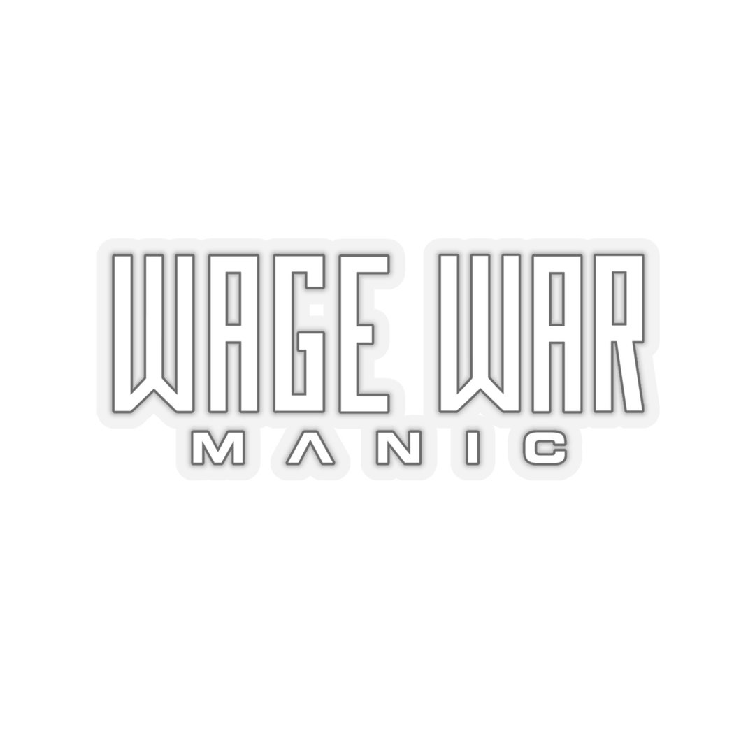 Wage War Logo Sticker Metalcore Band Merch Manic Album Etsy