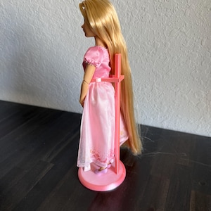 Doll Display Stand for Barbie, Disney, Bratz, Monster High, and up to 11.5-inch Dolls - Custom Colors Available