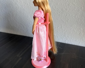 Doll Display Stand for Barbie, Disney, Bratz, Monster High, and up to 11.5-inch Dolls
