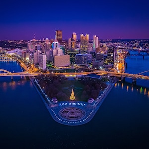 Aerial view of Pittsburgh