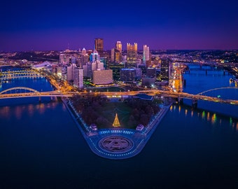 Aerial view of Pittsburgh