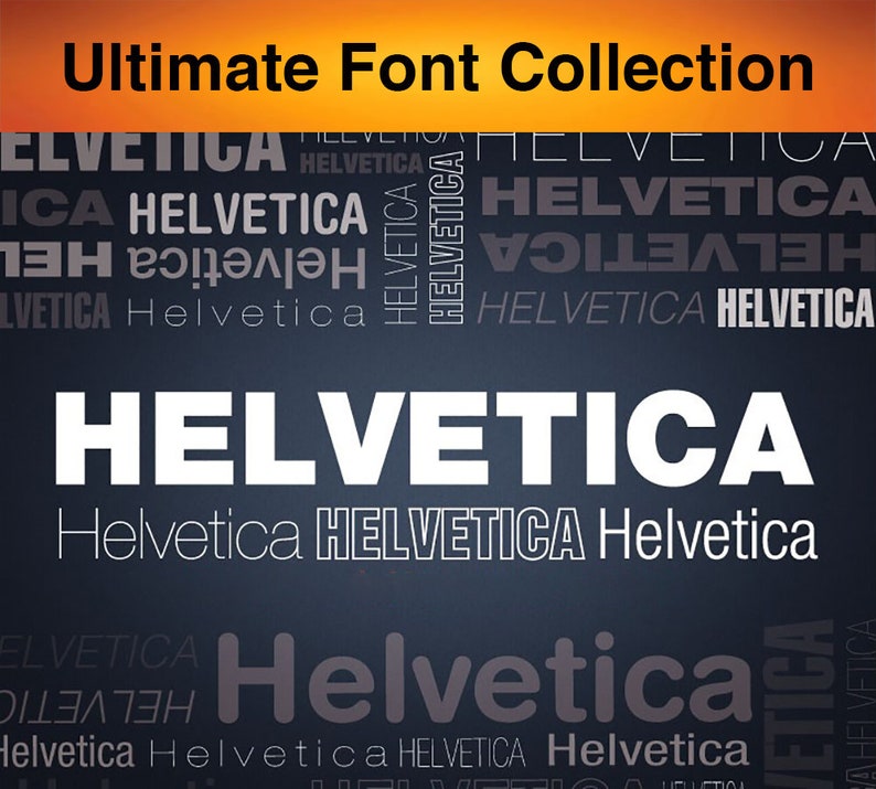 Helvetica Font Family Collection 250 Helvetica Fonts imagem 1