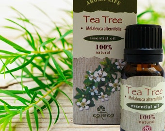 Tea Tree Essential Oil 100% Natural Pure Aromatherapy Antiseptic 10 ml 0.34 oz