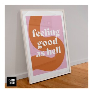 Póster de Lizzo / Impresión artística con la letra de 'Good as hell' / Impresión artística de Lizzo
