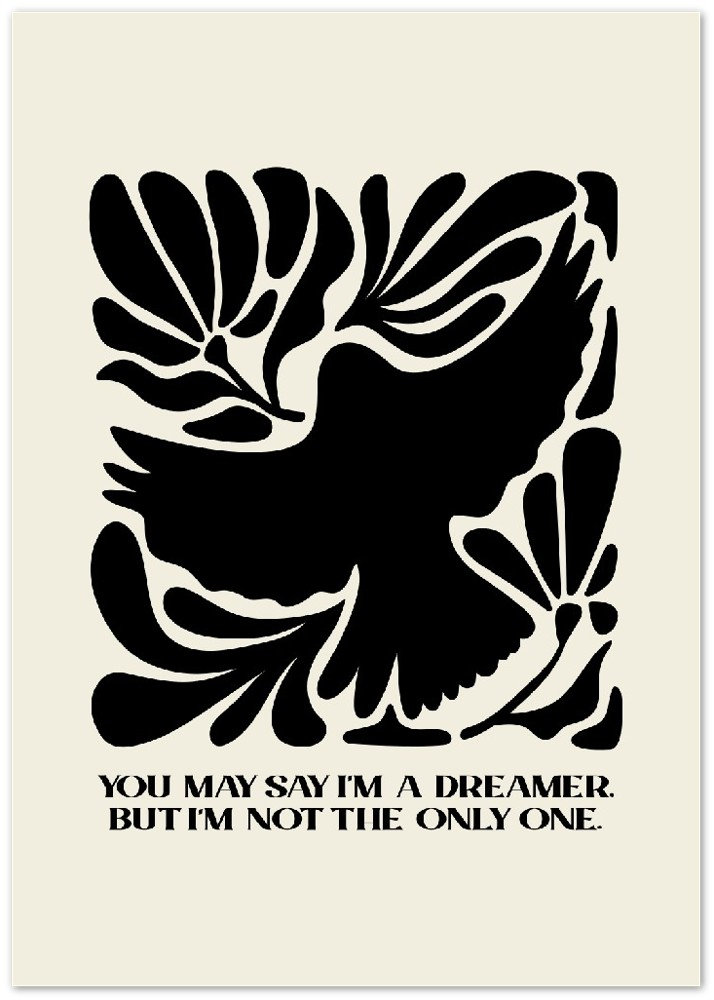 John Lennon Poster imagine Lyrics Print John Lennon Art Print - Etsy UK