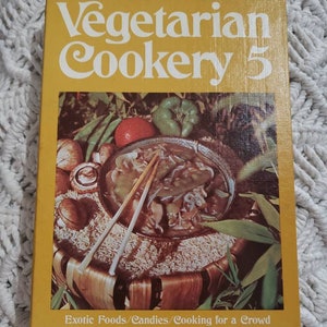 Vegetarian Cookery 5 Vintage vegetarian cookbook Retro vegetarian cooking