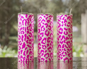 Pink Leopard Bag Glitter Tumbler Wrap Chanel Tumbler Wrap Louis Vuitto –  Tumblerwrappng