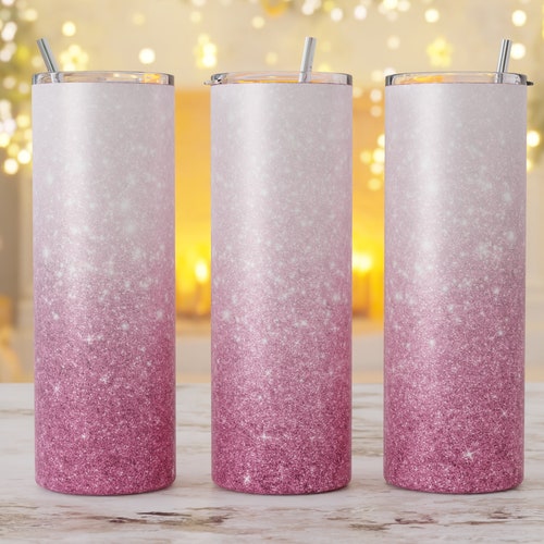 Pink and white tumbler Clearance