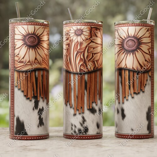 Tooled Leather Rooster Tumbler PNG 20oz Skinny Tumbler Wrap - Etsy