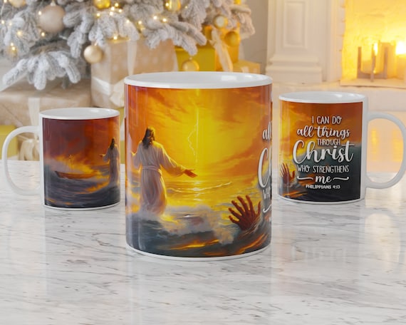 Religious Mug Png, Bible Verse Coffee Mug Sublimation Designs, Christian  Mug Png, Coffee Cup Png, Sublimation Mug Wrap, Philippians 4 13