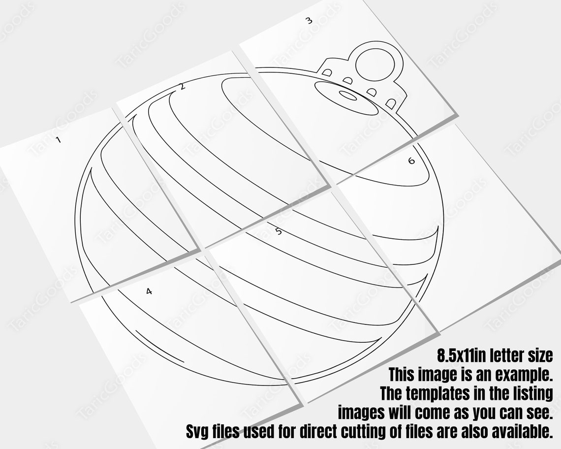 Wooden Christmas Tree Template Tree Silhouette Template - Etsy