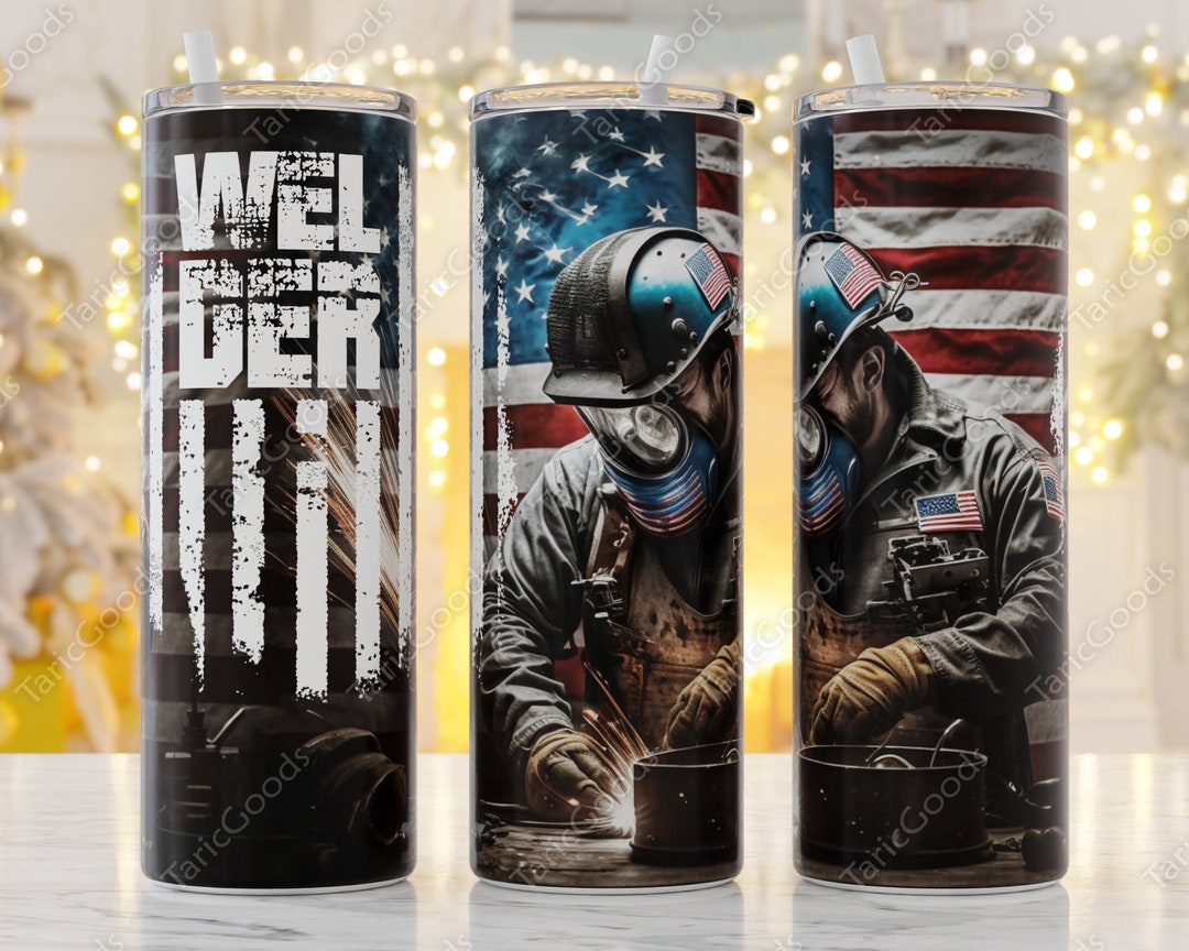 Welder Tumbler Wrap 20 Oz Skinny Tumbler Sublimation Design Welders