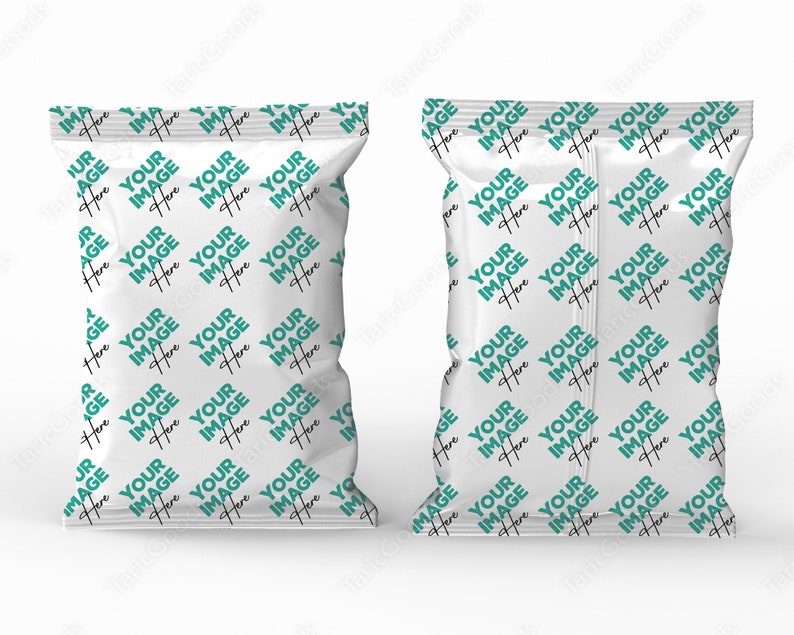Chip Bag Mockup for Canva Potato Chip Bag Label Mockup Etsy