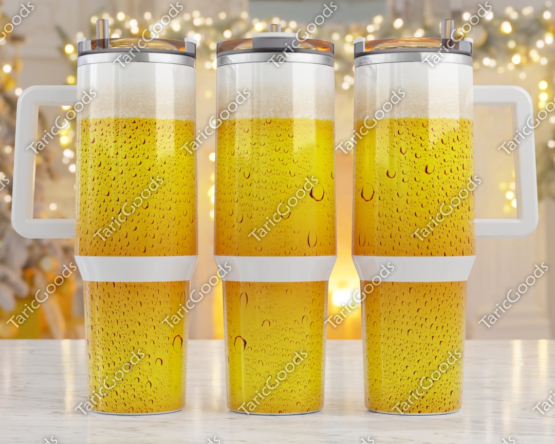 40oz Tumbler Wrap, Beer Glass 40 Oz Sublimation Design, 40oz Tumbler