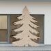 Wooden Christmas Tree Template, Tree Silhouette Template, Printable ...