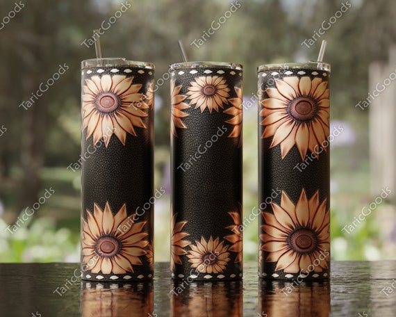 Buy 20 Oz Frosted Glass Tumbler Sunflower Stained Glass Tumbler Online in  India 