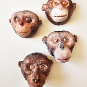 Monkey mask,Monkey sculpture, Wall art