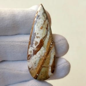 100% natürliche Wald Jaspis Edelstein Birnenform & Größe Jaspis Cabochon Soem verfügbar gute Qualität Jaspis 46 Warenkorb 56X21X5 MM