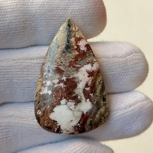 100% natürliche Wald Jaspis Edelstein Birnenform & Größe Jaspis Cabochon Soem verfügbar gute Qualität Jaspis 36 Warenkorb 39X25X5 MM