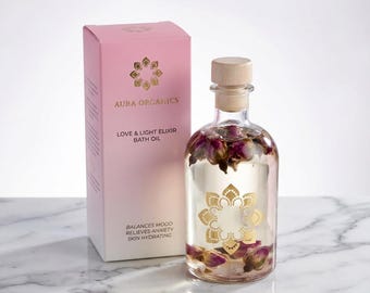 Badolie rozengeranium-vanille, biologische veganistische aromatherapie, 300 ml