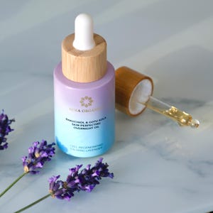 Regenerating Organic Face Oil – Bakuchiol, Gotu Kola & Lavender for Dry, Sensitive Skin | Aura Organics