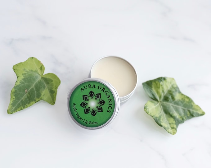 Apple Vegan Organic Lip Balm -  Organic | Vegan | Handmade | Eco Friendly | Gift Idea