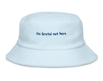 Terry Cloth Bucket Hat - Etsy