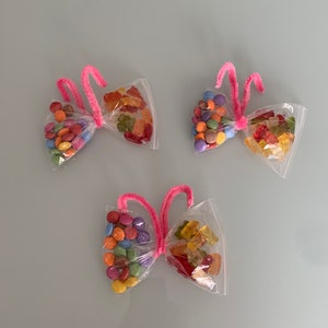 Children's birthday kindergarten baptism wedding party favors gift souvenir butterfly sweets, BPA FREE image 1